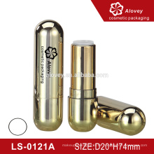 Benutzerdefinierte Lippenstift Verpackung Design Kunststoff leere Gold Lippenstift Rohr